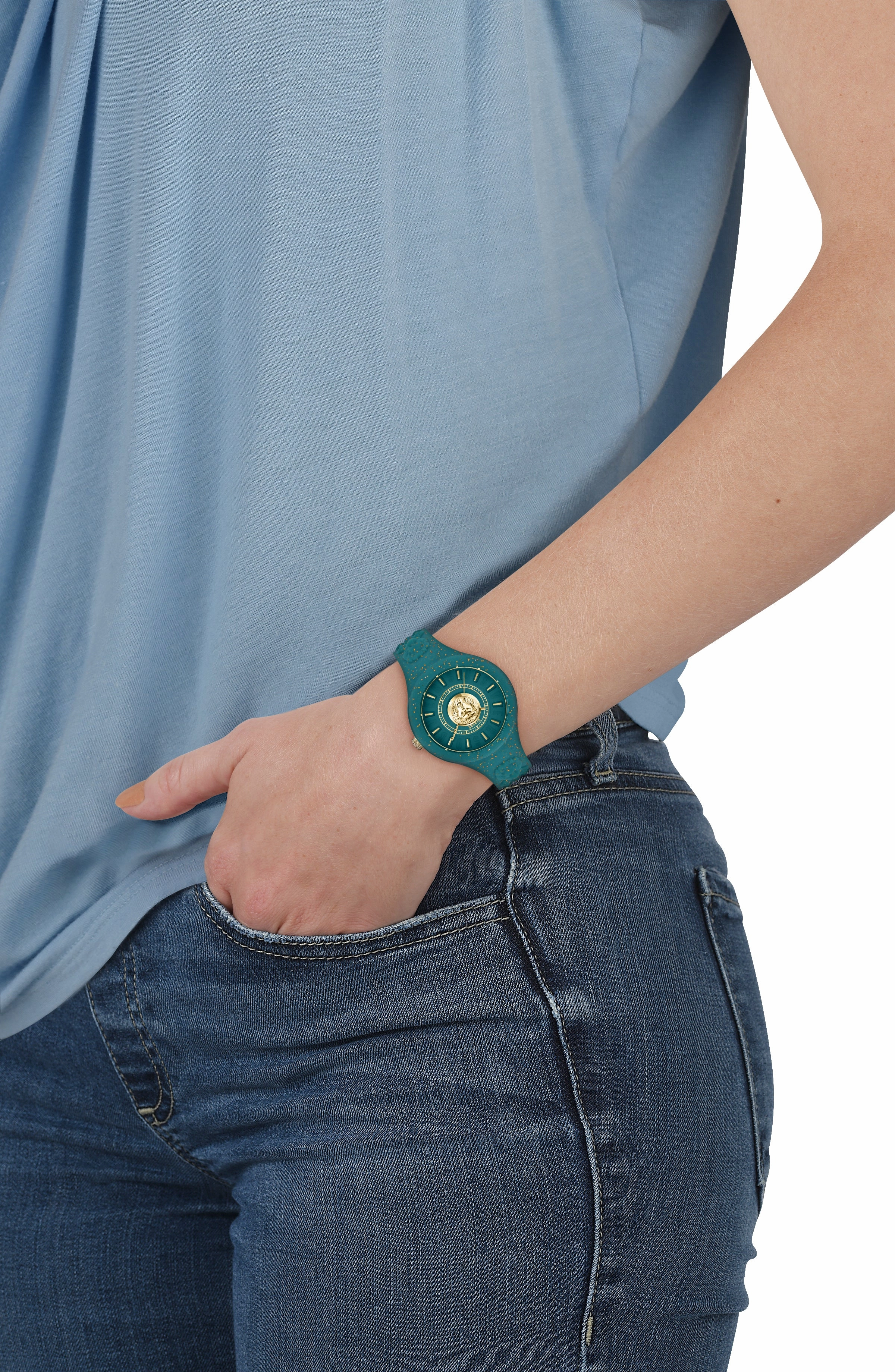 Fire Island Lion Gli Strap Watch