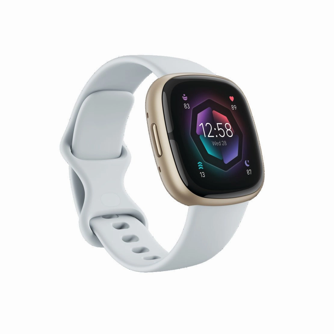 Fitbit Sense 2 Watch Blue Mist & Soft Gold | 79-FB521GLBM