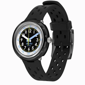 Flik Flak Fizz in Black Bubbly Hours Kids Watch FCNP001