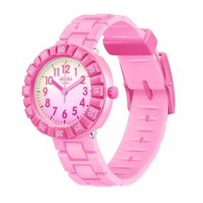 Flik Flak Pink Splash Kids Watch FCSP125