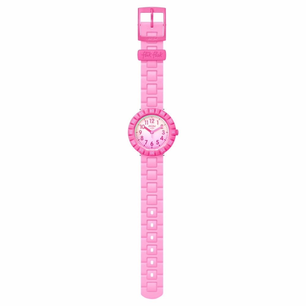 Flik Flak Pink Splash Kids Watch FCSP125
