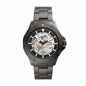 Fossil Men's Bannon Automatic, Smoke-Tone Stainless Steel Watch