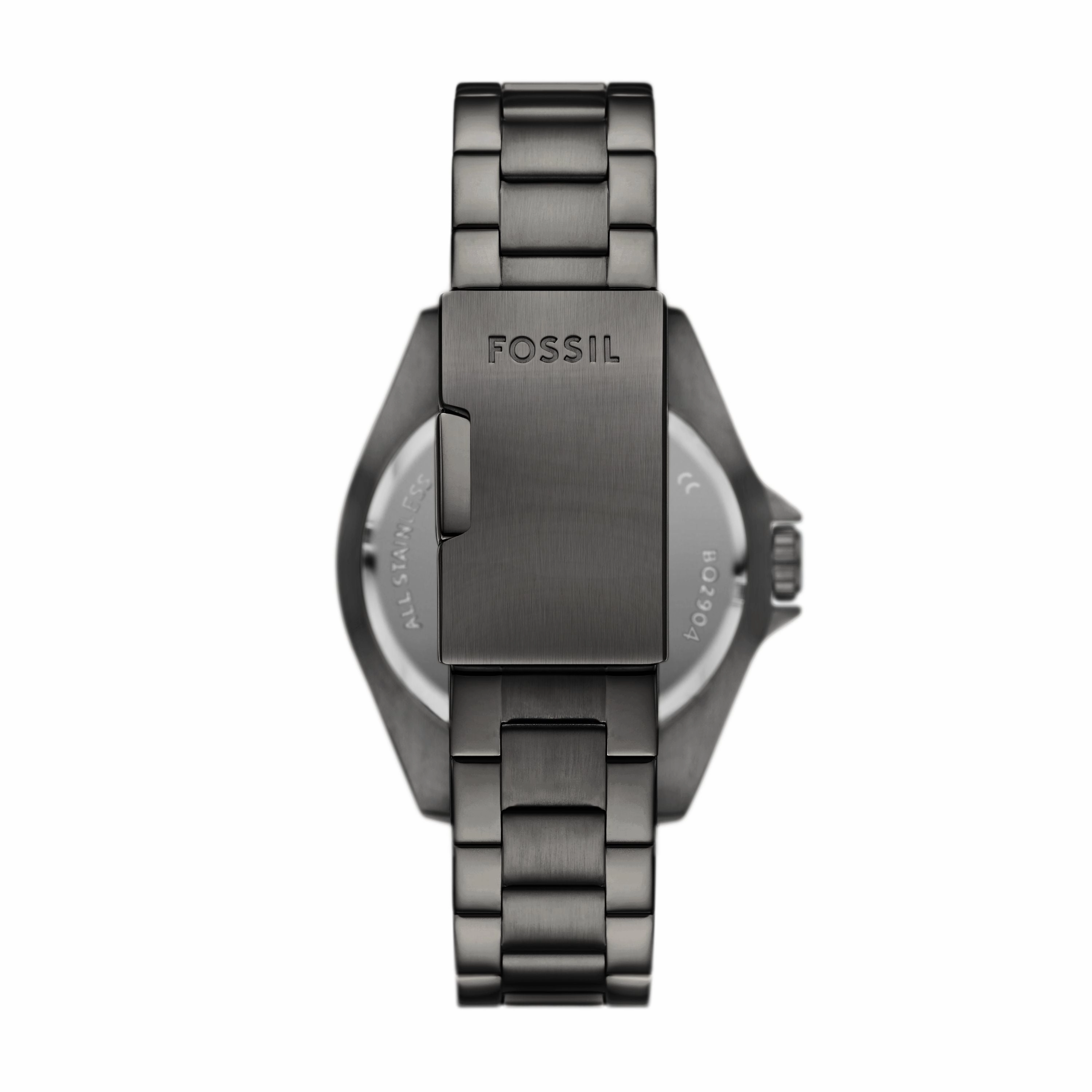 Fossil Men's Dalton Three-Hand, Gunmetal Stainless Steel Watch