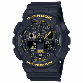 G-Shock Analog Digital Black & Yellow DUO Watch GA100CY-1A
