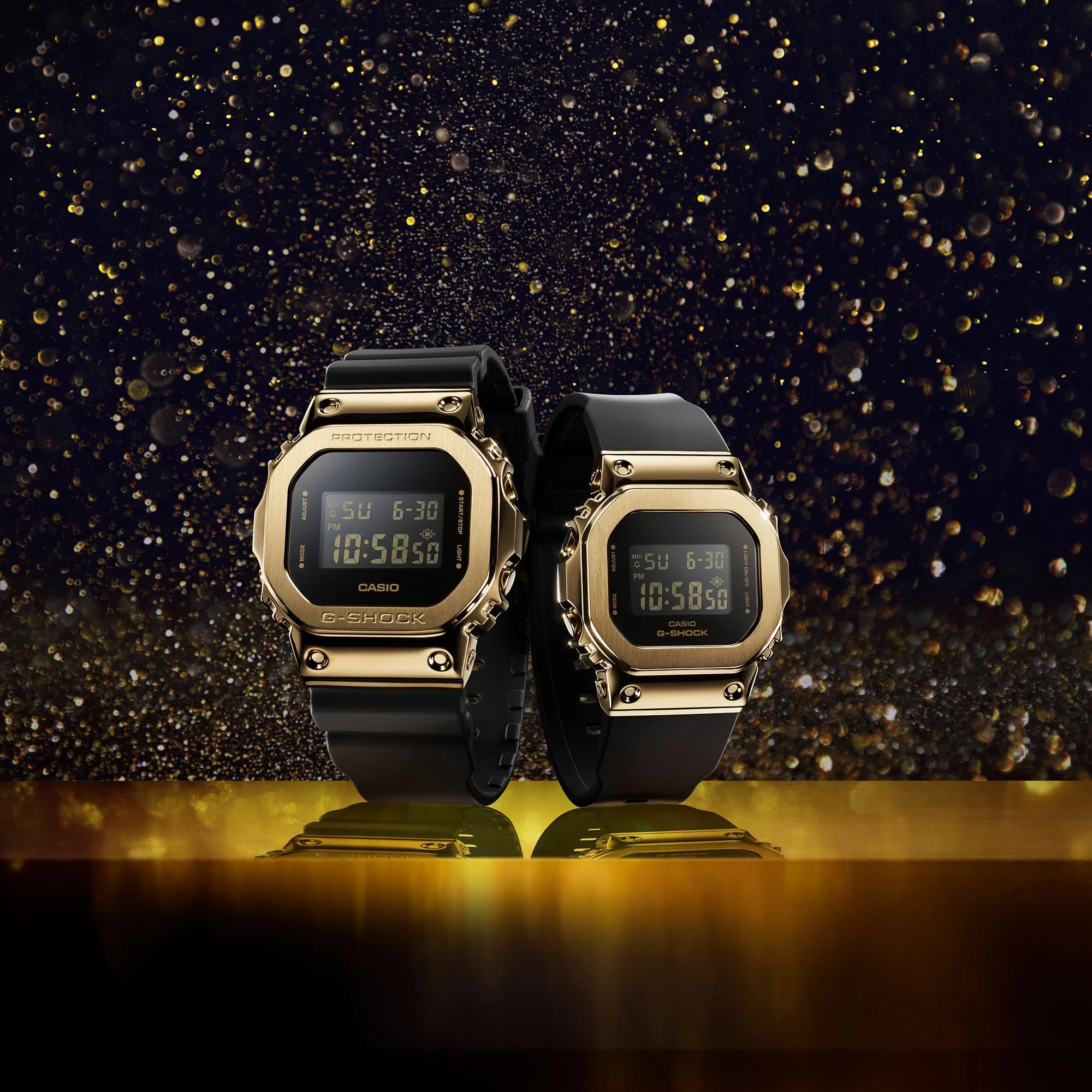 G-Shock Digital 5600 Series Black Resin Strap Mens Watch GM5600G-9D
