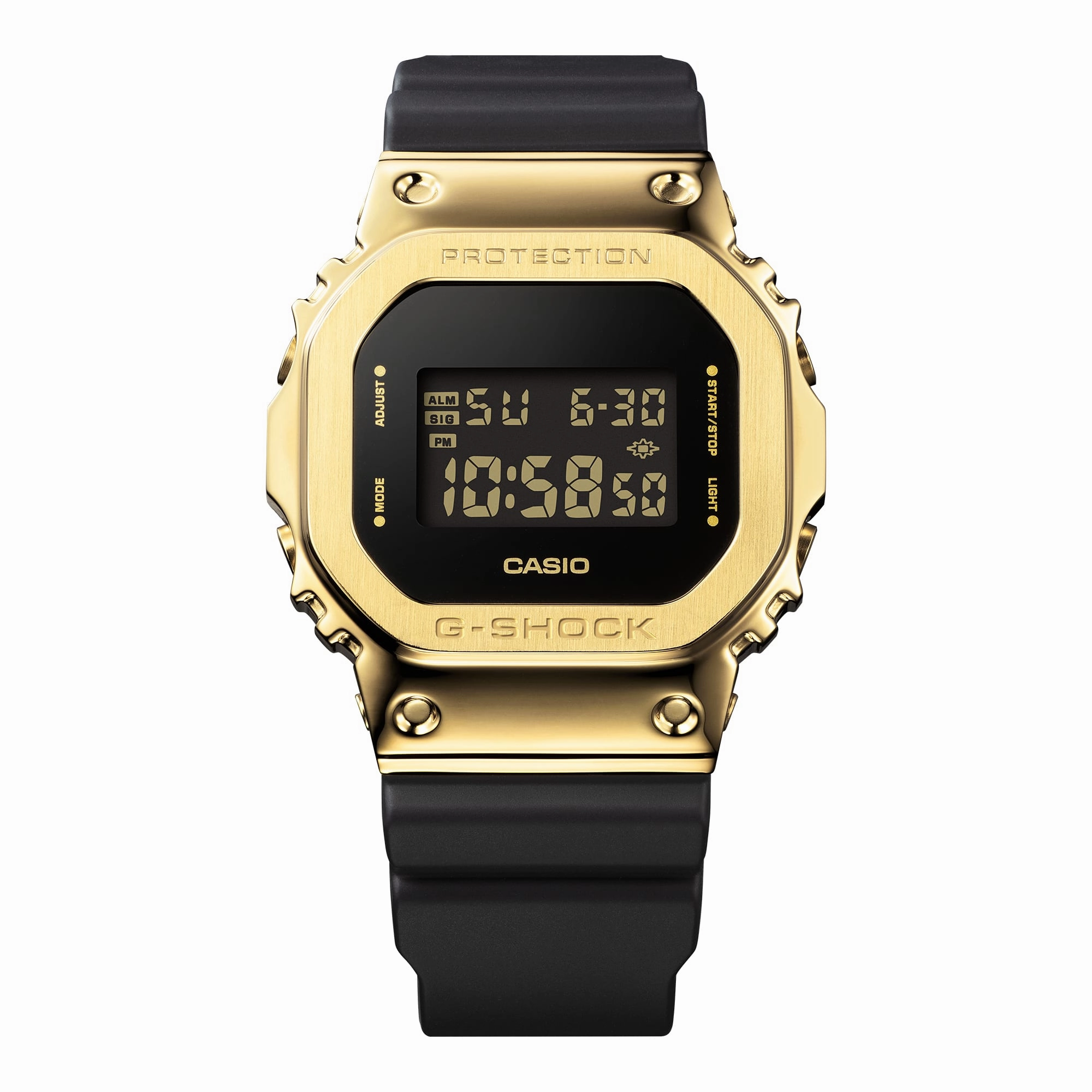 G-Shock Digital 5600 Series Black Resin Strap Mens Watch GM5600G-9D