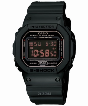 G-Shock Digital Black Dial Black Resin Band Watch DW5600MS-1D