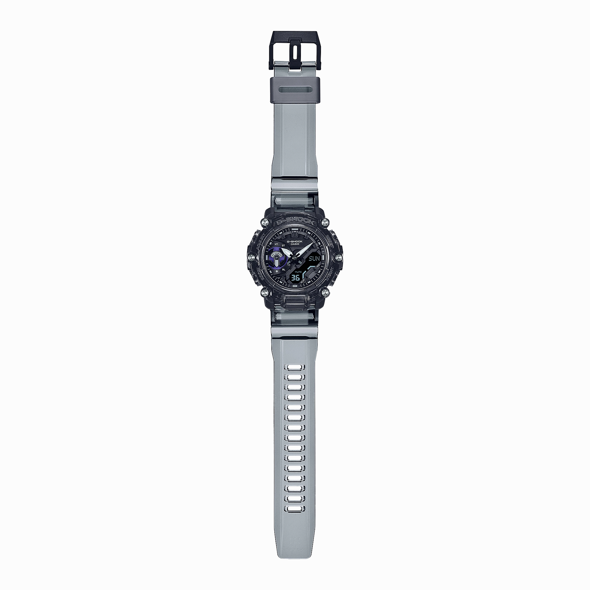 G-Shock DUO Carbon Sound Wave Transparent Mens Watch GA2200SKL-8A
