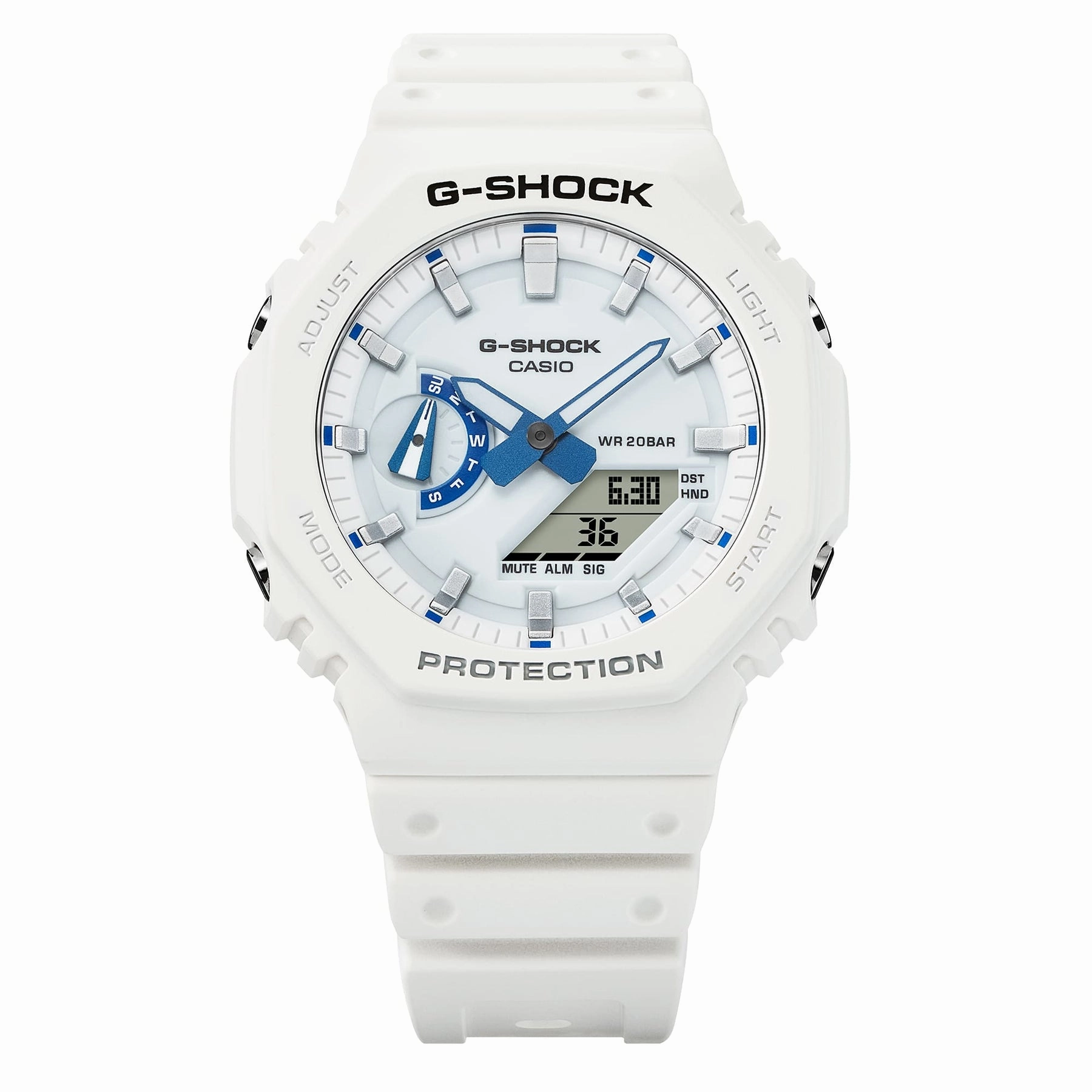 G-Shock Duo Sea of Star Glow White Resin Band Watch GA2100HDS-7A
