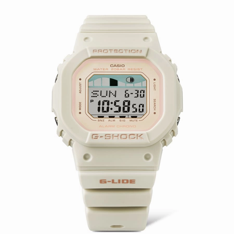 G-Shock G-LIDE GLX-5600 Series White Resin Watch GLX-S5600-7D