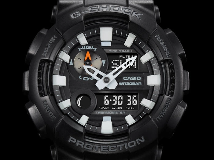 G-Shock G-Lide Tide Graph Men's Watch GAX100B-1A