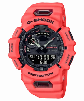G-Shock G-Squad Red Resin Band Watch GBA900-4A