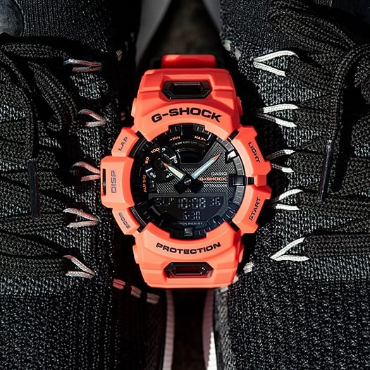 G-Shock G-Squad Red Resin Band Watch GBA900-4A