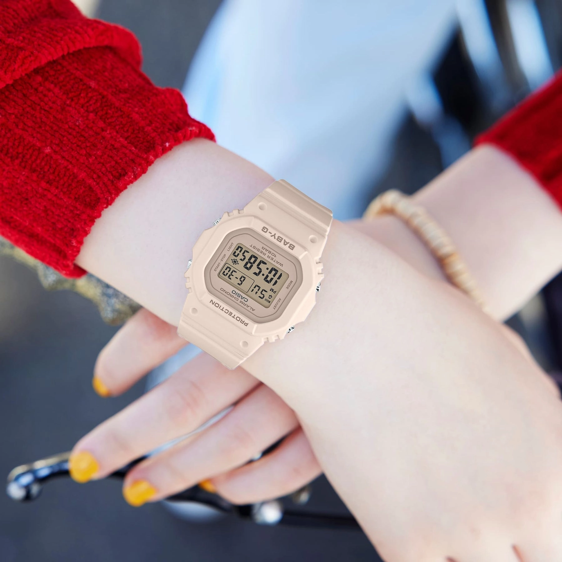 G-Shock Iconic Pink Resin Band Watch BGD565-4D