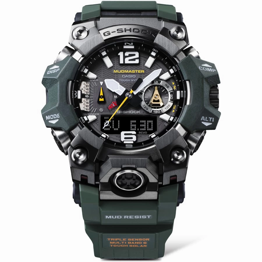 G-Shock Master of G-Land Mudmaster Red Dial Resin Band Watch GWGB1000-3A