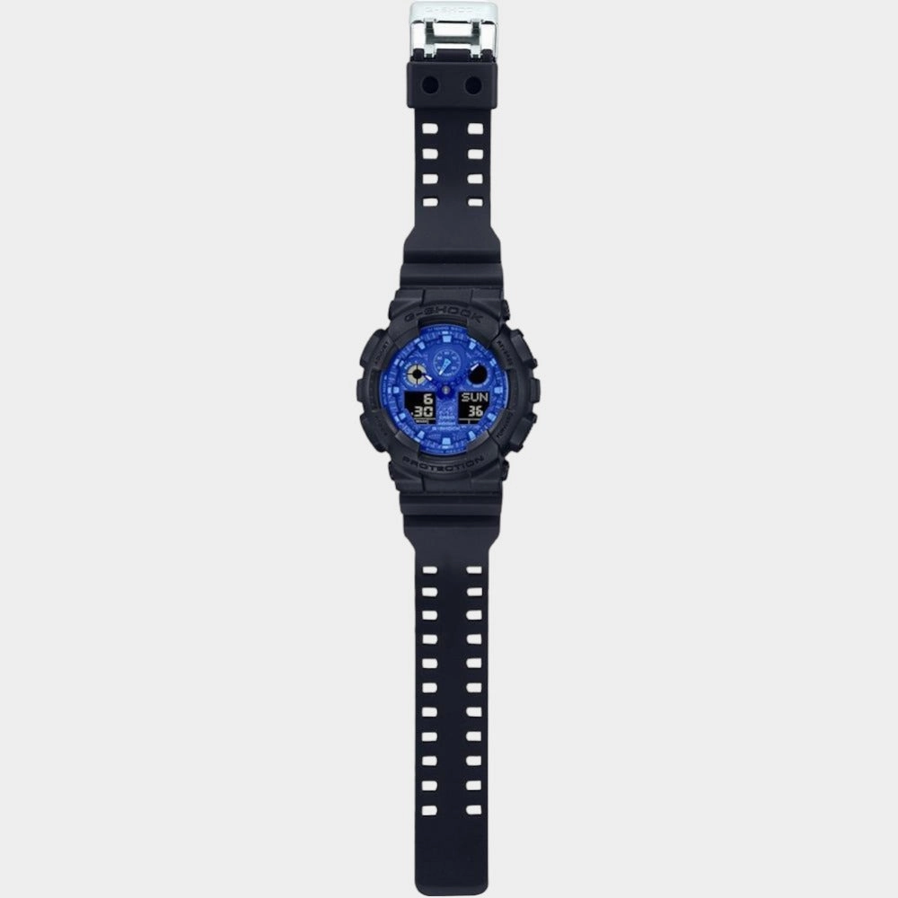 G-Shock Men's Analog-Digital Resin Watch G1238 - GA-100BP-1ADR