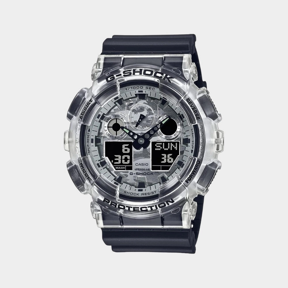 G-Shock Men's Analog-Digital Resin Watch G1281 - GA-100SKC-1ADR