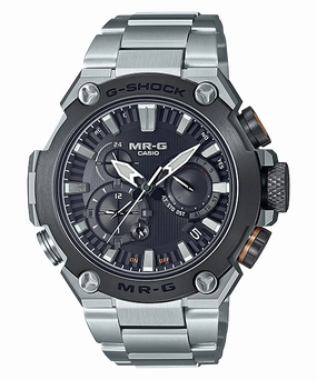 G-Shock MR-G Solar Black Dial Stainless Steel Watch MRGB2000D-1A