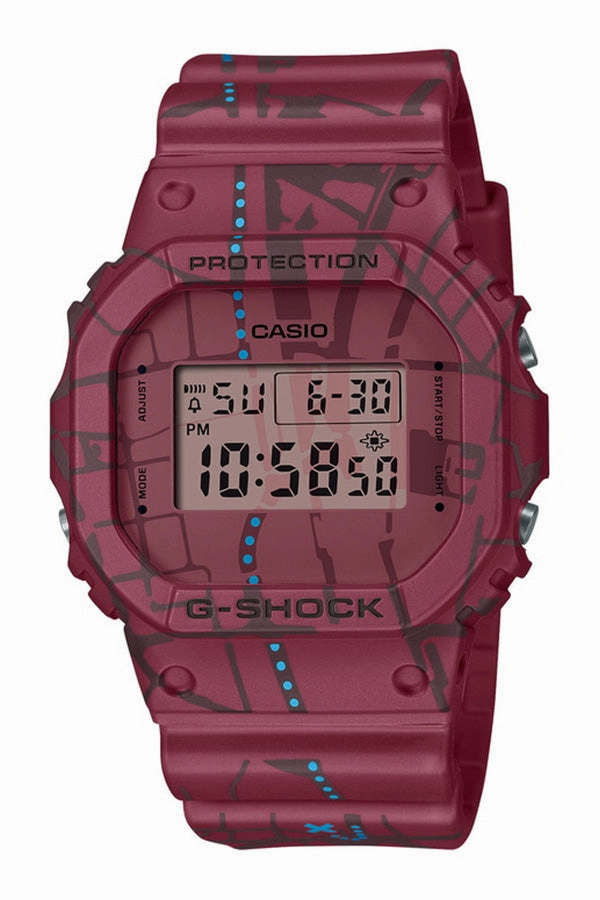 G-Shock Red Resin Band Watch DW5600SBY-4D