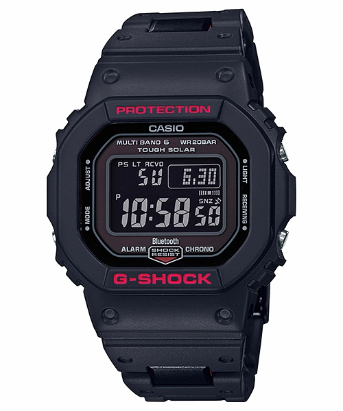G-Shock Solar Black Resin Band Watch GWB5600HR-1D
