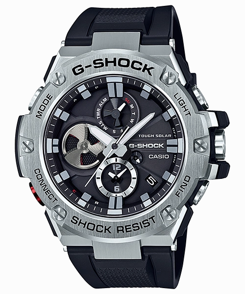 G-Shock Solar Stainless Steel Connected Series Mens Watch GSTB100-1A