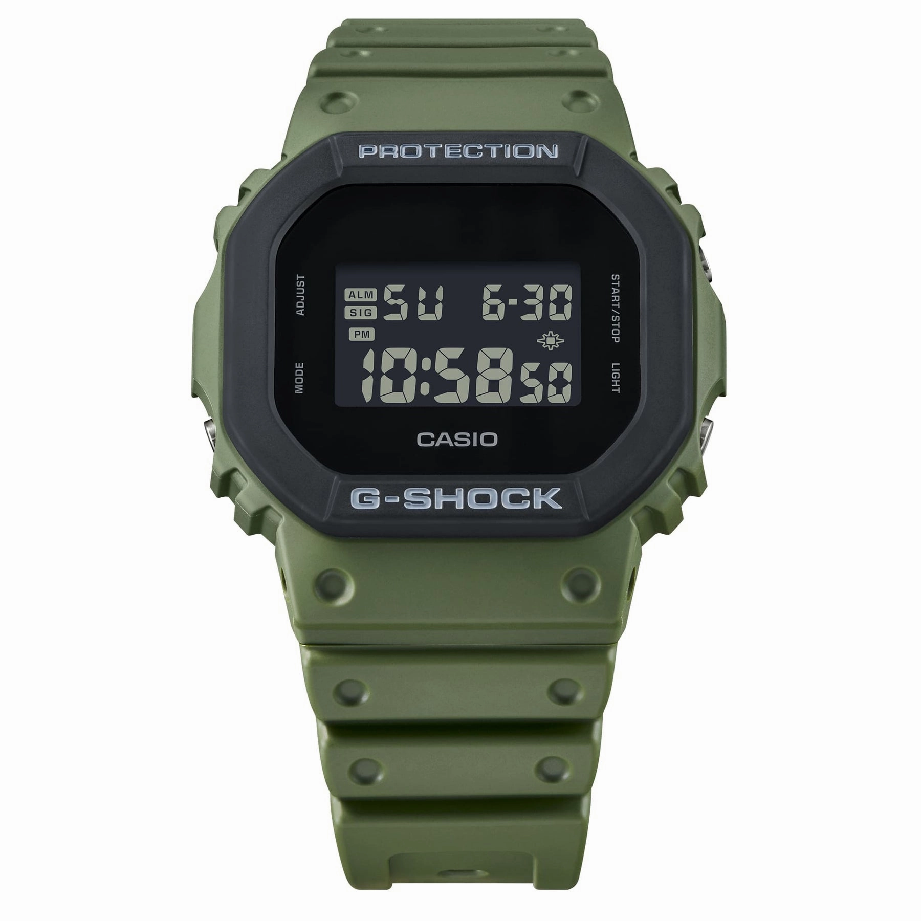 G-Shock Square Camo Green Watch DW5610UU-3D