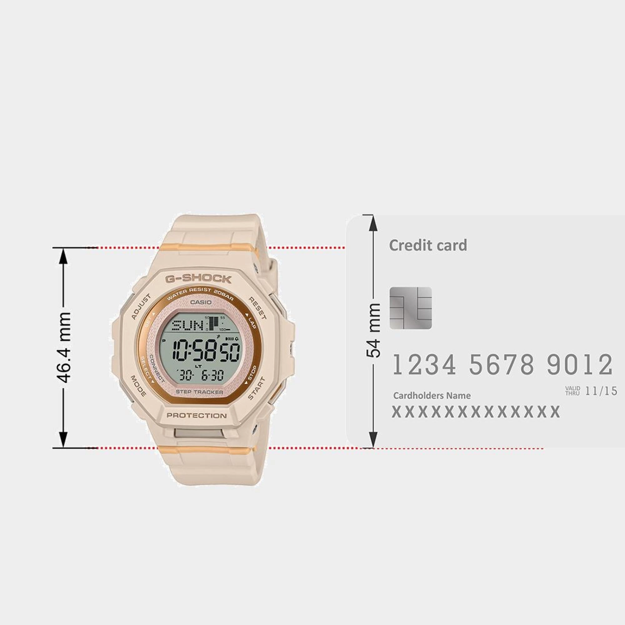 G-Shock Women Quartz Orange Dial Digital Resin Watch GMD-B300-4DR G1619