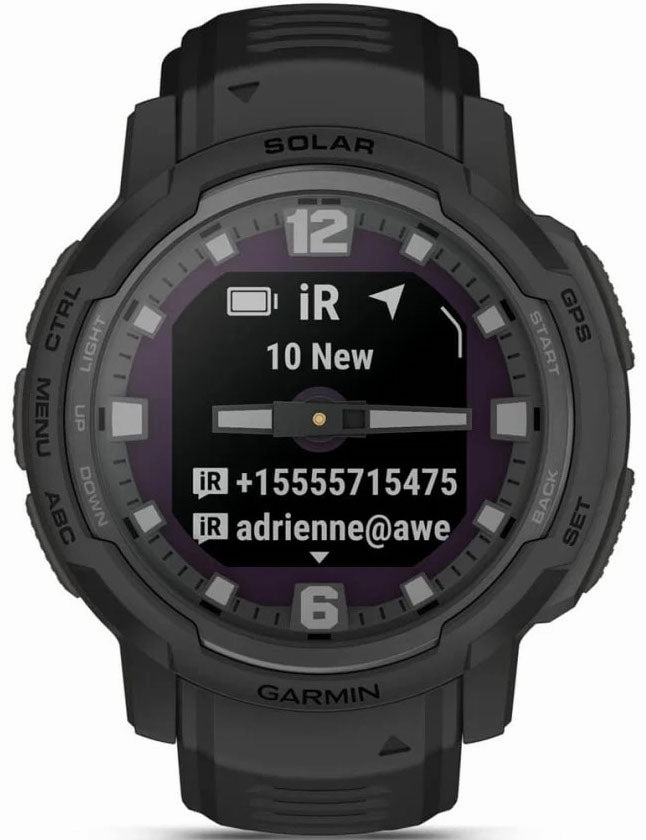 Garmin Instinct Crossover Solar Tactical Edition Black Watch