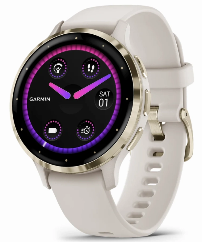 Garmin Venu 3S Soft Gold Smartwatch Watch