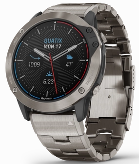 Garmin Watch Quatix 6X Solar Titanium Smartwatch D