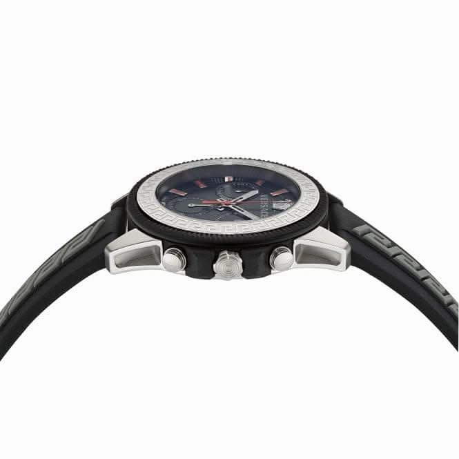 Gents Greca Act Stainless Steel Black Watch VE3J00222