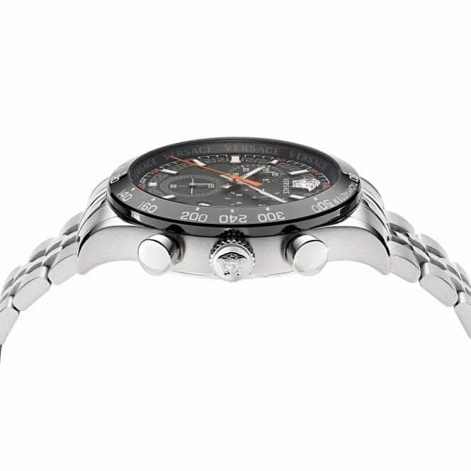 Gents Hellenyium Stainless Steel Black Watch VE2U00322