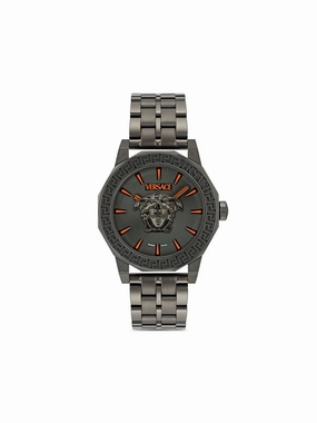 Gents Medusa Deco Dark Grey Watch VE9I00524