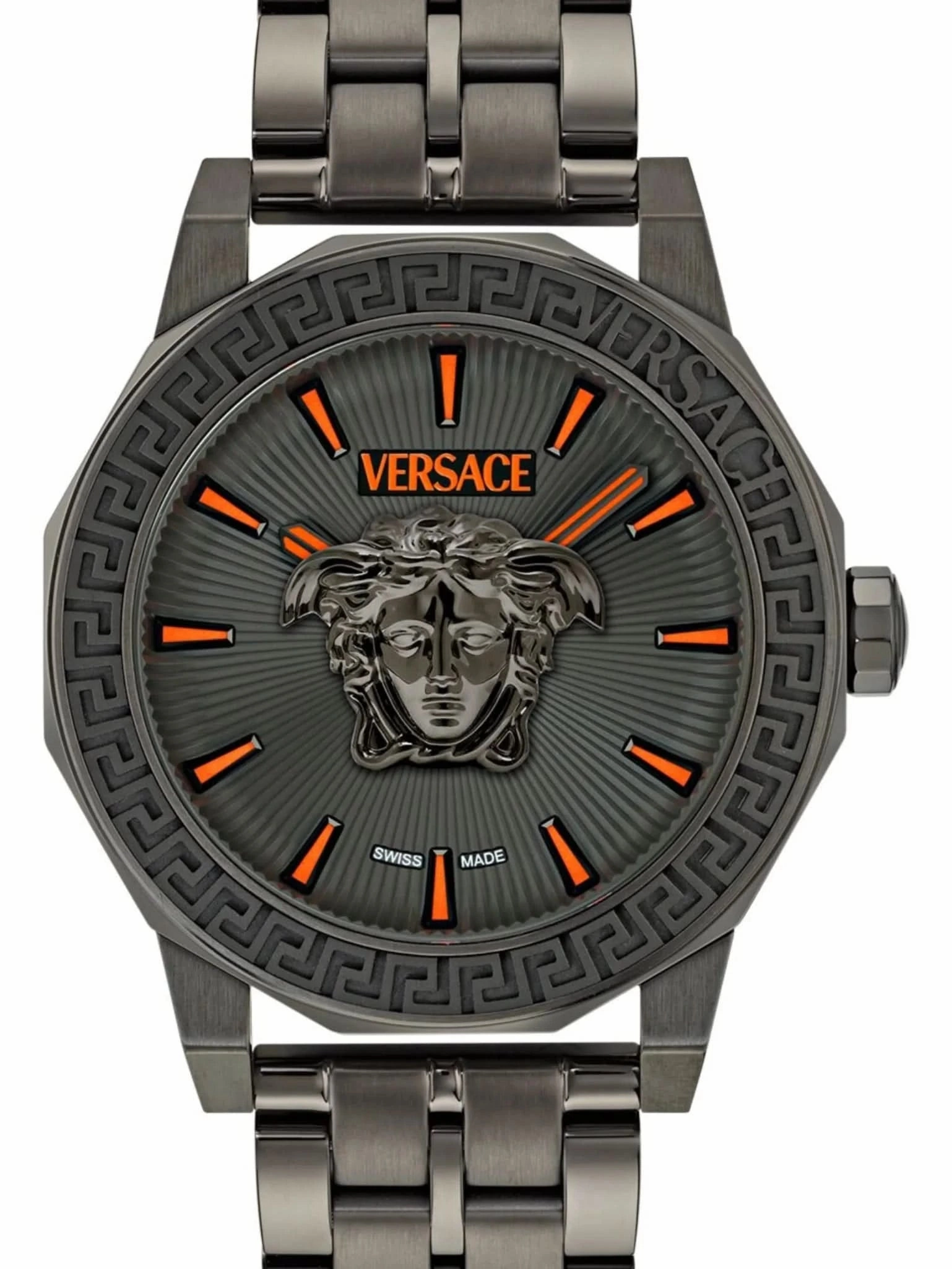Gents Medusa Deco Dark Grey Watch VE9I00524