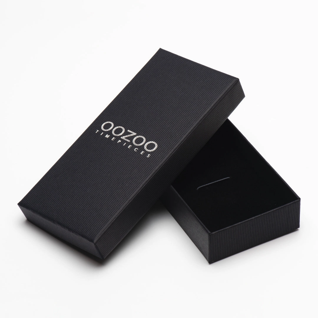 Gold coloured OOZOO watch with metal mesh bracelet - C20354