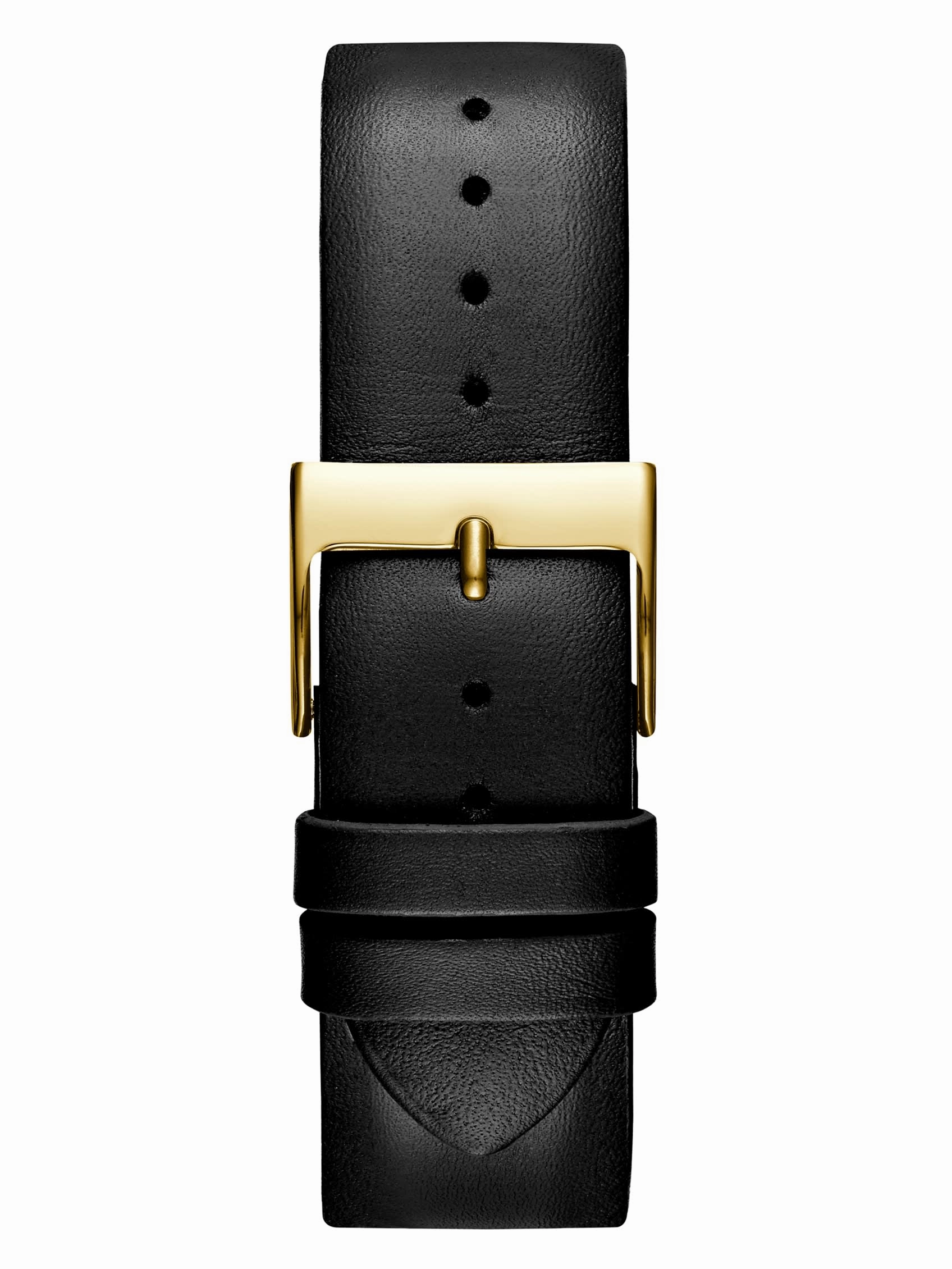 Gold-Tone and Leather Multifunction Watch