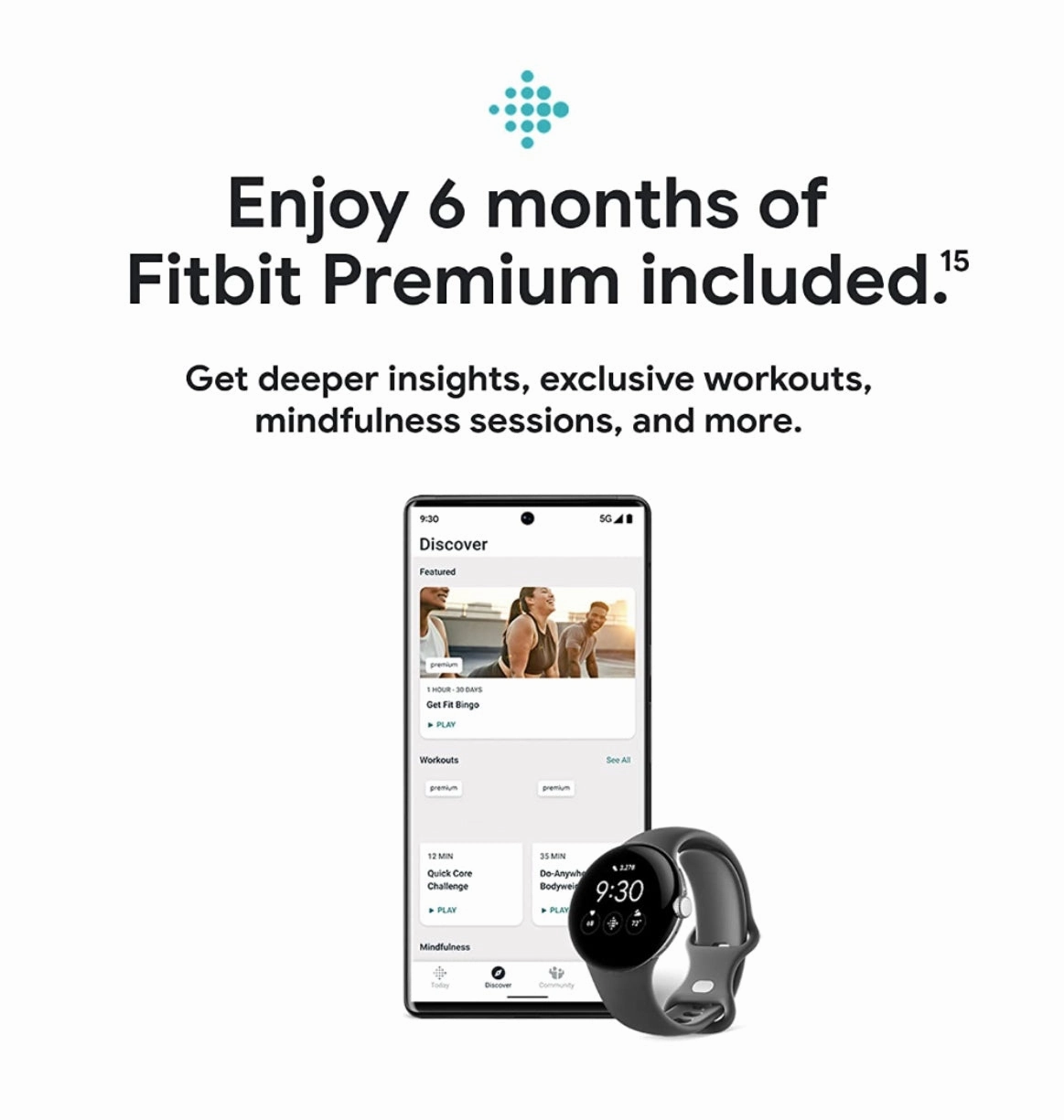 GOOGLE PIXEL WATCH SILVER/CHALK