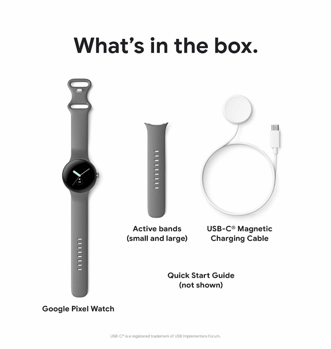 GOOGLE PIXEL WATCH SILVER/CHALK