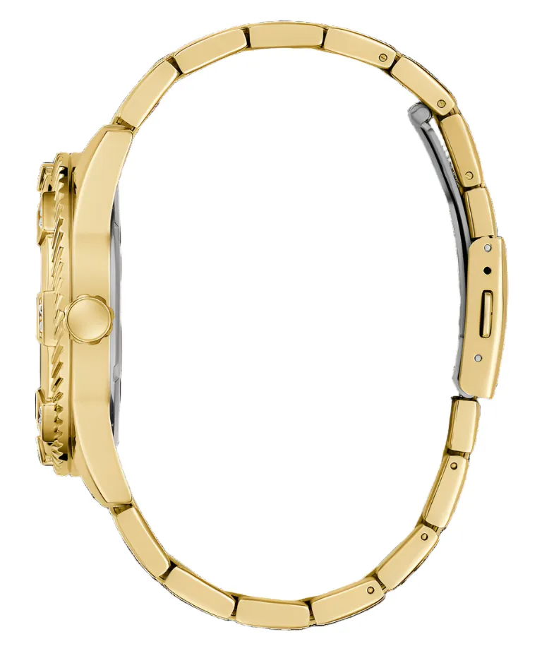 Guess Beast Black Dial Gold Stainless Steel Watch GW0783G1