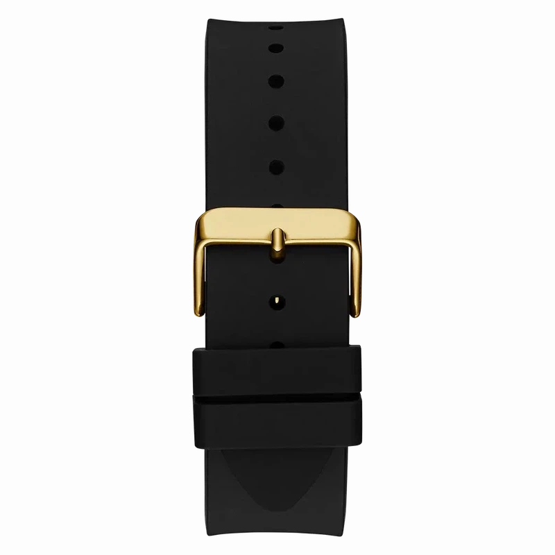 Guess Badge Black Dial Analogue Watch