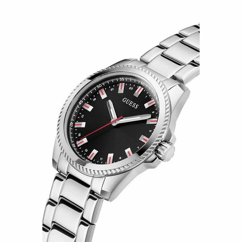 Guess Champ Black Dial Analog Watch