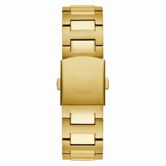 Guess Gents Headline Stainless Steel Gold Watch GW0572G2
