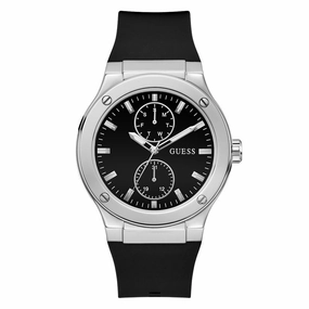 Guess Jet Black Dial Multifunction Watch