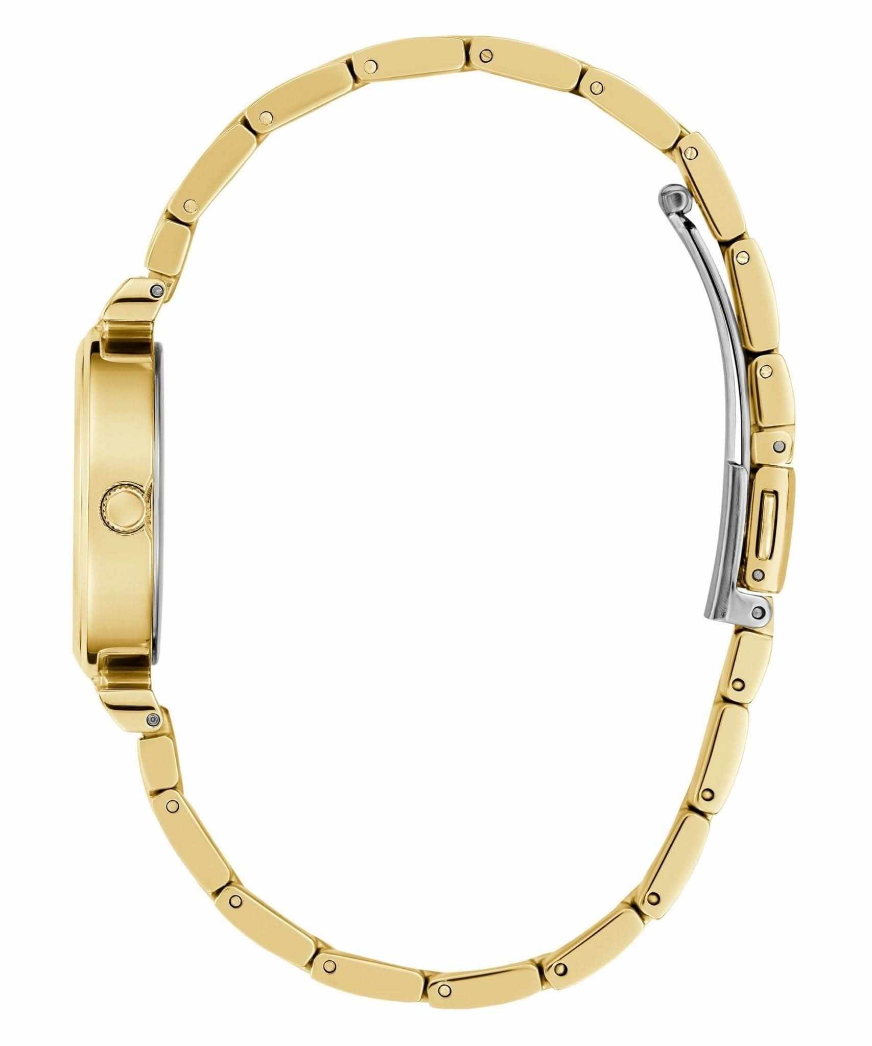 Guess Ladies Array Gold Tone Recycled Steel Watch GW0762L2