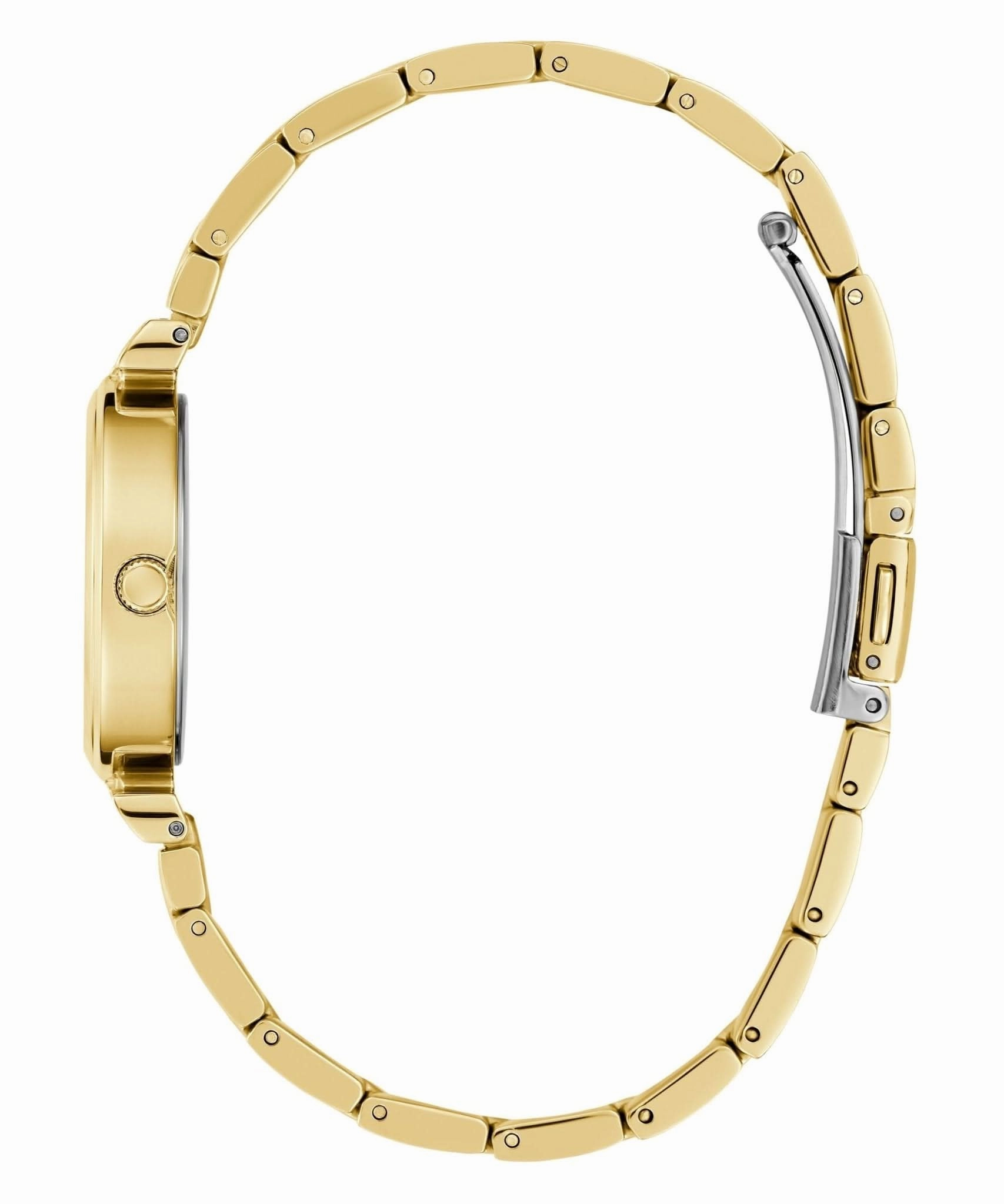 Guess Ladies Array Gold Tone Recycled Steel Watch GW0762L2