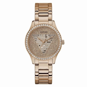 GUESS Ladies Idol Rose Gold Tone Analog Watch GW0605L3