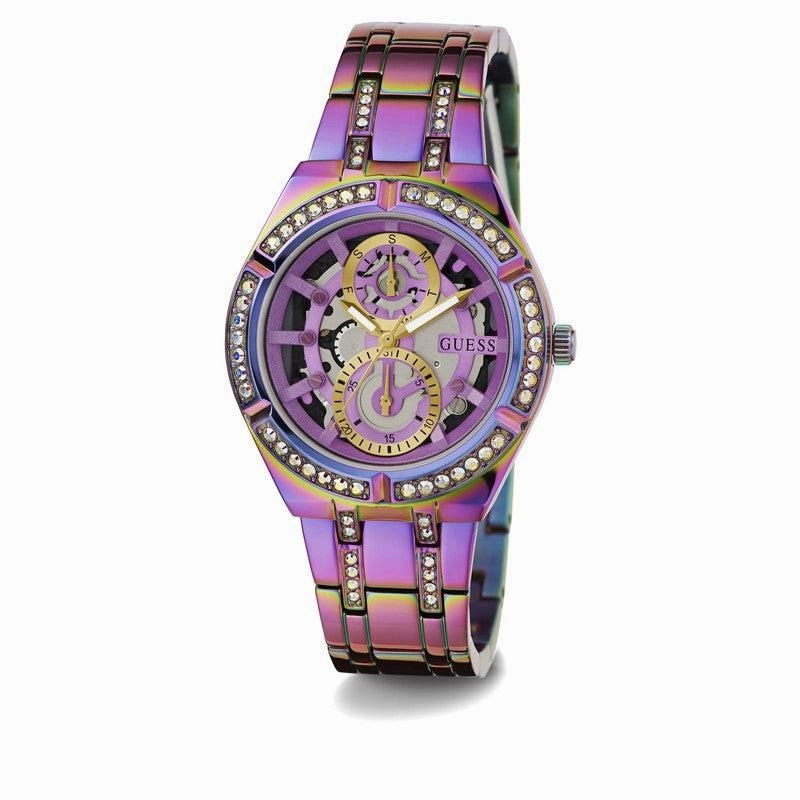 Guess Ladies Iridescent Tone Multi-function Watch GW0604L4