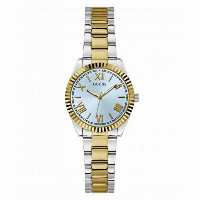 Guess Ladies Mini Luna 2-Tone Watch GW0687L4