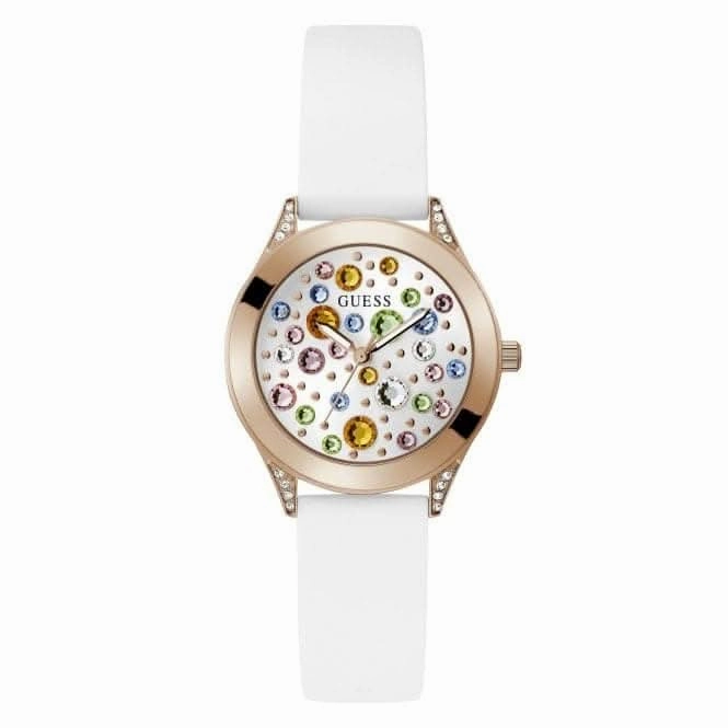 Guess Ladies Mini Wonderlust White Watch GW0678L4