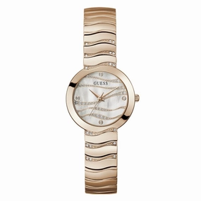 Guess Ladies Rose Gold Tone Analog Watch